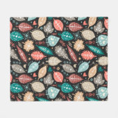 Couverture Polaire Motif automne (Devant (Horizontal))