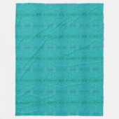 Couverture Polaire Motif aux eaux turquoise (Devant)