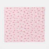 Couverture Polaire motif aux flamants roses (Devant (Horizontal))