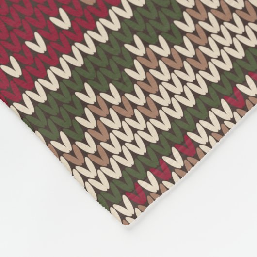 Couverture Polaire Motif avec arbres de Noël (Coin)