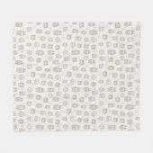 Couverture Polaire Motif avec des hiboux (Devant (Horizontal))