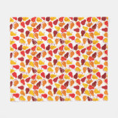 Couverture Polaire Motif avec des poires (Devant (Horizontal))