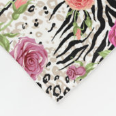 Couverture Polaire Motif avec des posters de animaux (Coin)