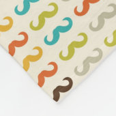 Couverture Polaire Motif avec la moustache (Coin)