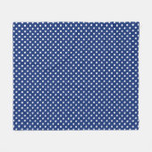 Couverture Polaire Motif avec le pois blanc (Devant (Horizontal))
