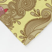 Couverture Polaire Motif avec les poissons et la vague (Coin)