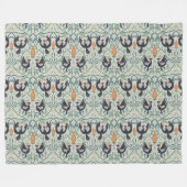 Couverture Polaire Motif avec pic-blanc à bec ivoire (Devant (Horizontal))