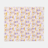 Couverture Polaire motif avec une princesse (Devant (Horizontal))