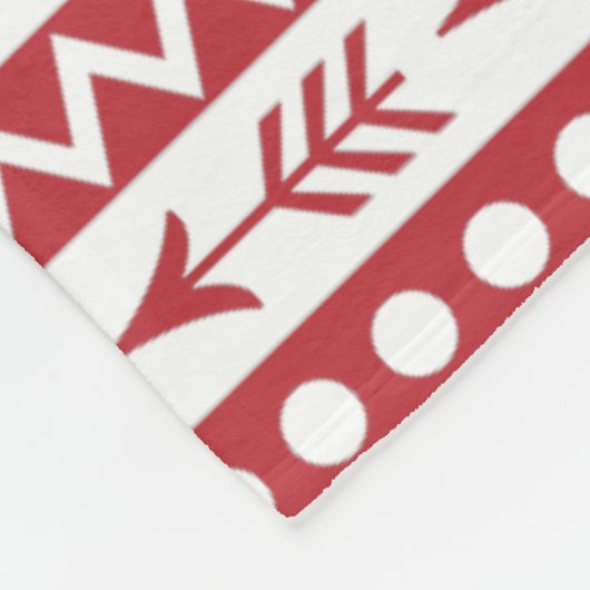 Couverture polaire Motif Aztec (Coin)