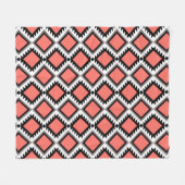 Couverture Polaire Motif Aztec (Devant (Horizontal))