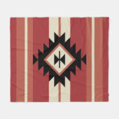 Couverture Polaire Motif Aztec (Devant (Horizontal))