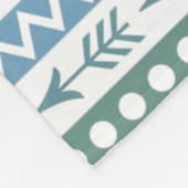 Couverture polaire Motif Aztec (Coin)