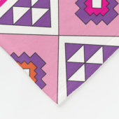 Couverture Polaire Motif Aztec Sud-Ouest (Coin)
