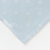 Couverture Polaire Motif Ballons Bleus (Coin)