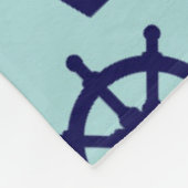 Couverture Polaire Motif balnéaire (Coin)