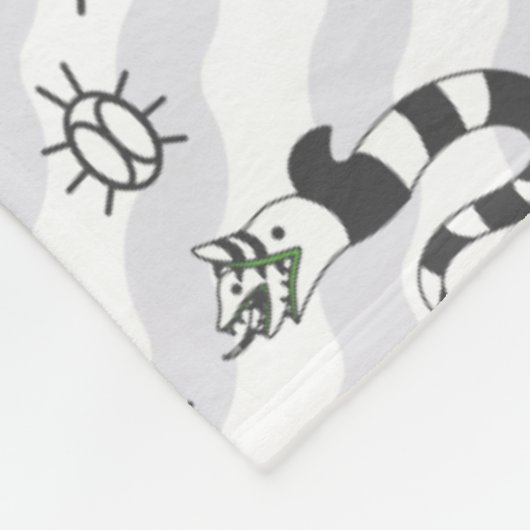 Couverture Polaire Motif Beetlejus (Coin)