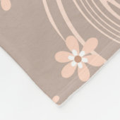 Couverture Polaire Motif beige (Coin)