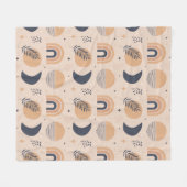 Couverture Polaire Motif bio Boho (Devant (Horizontal))