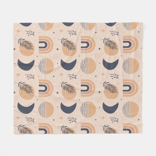Couverture Polaire Motif bio Boho (Devant (Horizontal))