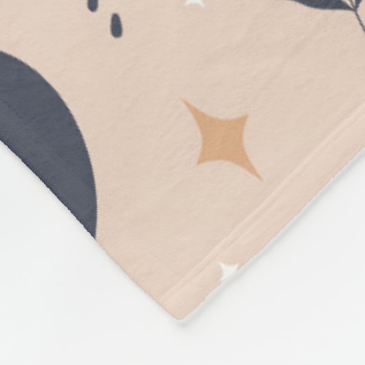 Couverture Polaire Motif bio Boho (Coin)