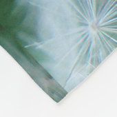 Couverture Polaire Motif blanc Dandelion (Coin)