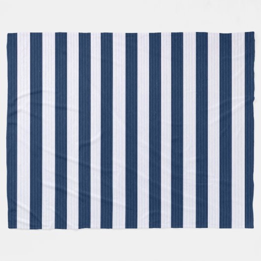 Couverture Polaire Motif Bleu (Devant (Horizontal))