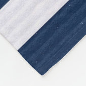 Couverture Polaire Motif Bleu (Coin)