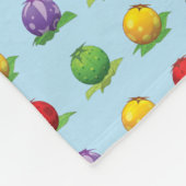 Couverture Polaire Motif bleu de baie (Coin)