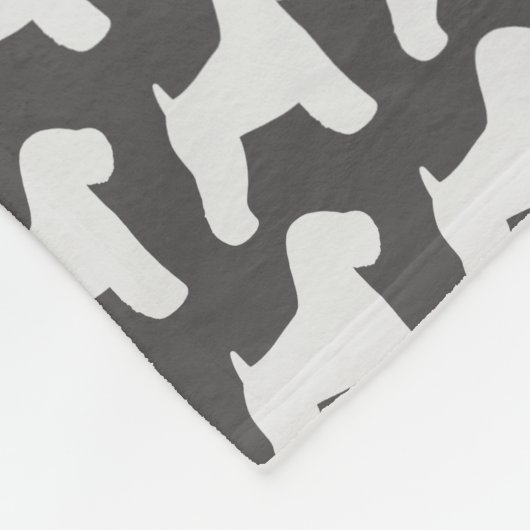 Couverture Polaire Motif blond comme les blés doucement enduit de (Coin)