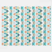 Couverture Polaire Motif bohème (Devant (Horizontal))