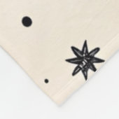 Couverture Polaire Motif botanique céleste (5) (Coin)