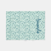 Couverture Polaire Motif botanique Ivy complexe (Devant (Horizontal))