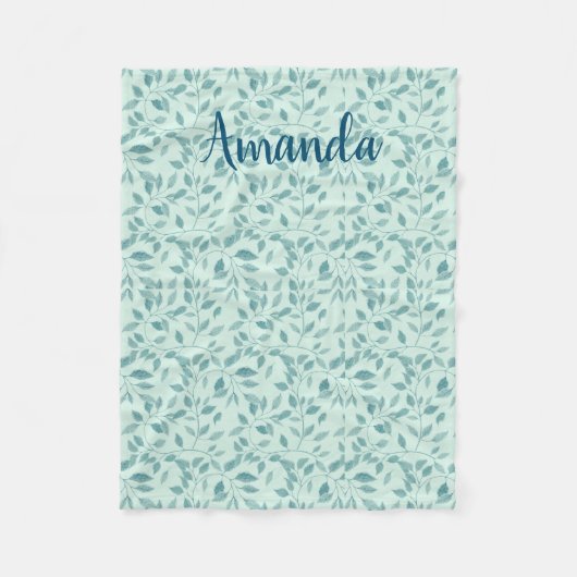 Couverture Polaire Motif botanique Ivy complexe (Devant)