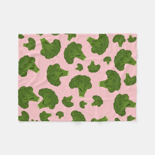 Couverture Polaire Motif Broccoli (Devant (Horizontal))