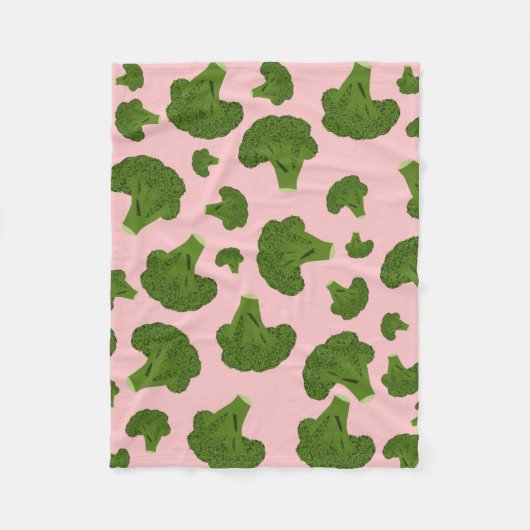 Couverture Polaire Motif Broccoli (Devant)