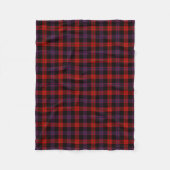 Couverture Polaire Motif Brown Tartan Plaid (Devant)