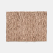 Couverture Polaire Motif Bubble Knit Stitch par Shirley Taylor (Devant (Horizontal))