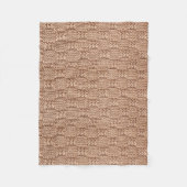 Couverture Polaire Motif Bubble Knit Stitch par Shirley Taylor (Devant)