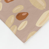 Couverture Polaire Motif cacahuètes (Coin)