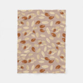 Couverture Polaire Motif cacahuètes (Devant)