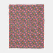 Couverture Polaire Motif cachemire. (Devant)