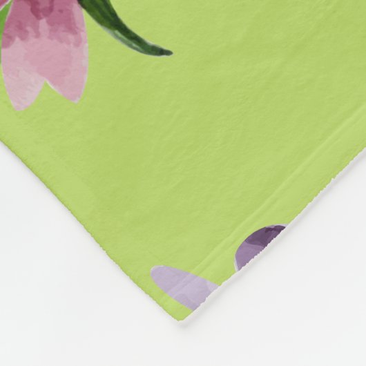 Couverture Polaire Motif Cactus 6 (Coin)