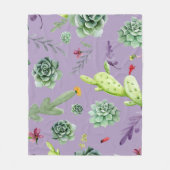 Couverture Polaire Motif Cactus 7 (Devant)