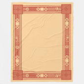 Couverture Polaire Motif Calendrier slave traditionnel (Devant)