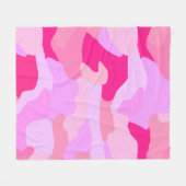 Couverture Polaire Motif Camo rose (Devant (Horizontal))
