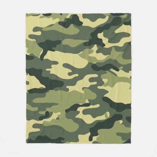 Couverture Polaire Motif Camouflage (Devant)