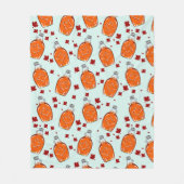 Couverture Polaire Motif canadien de sirop d'érable (Devant)