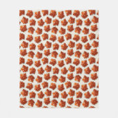 Couverture Polaire Motif canadien de sirop d'érable (Devant)