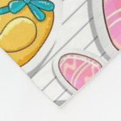 Couverture Polaire Motif Canard Et Oeufs De Pâques (Coin)