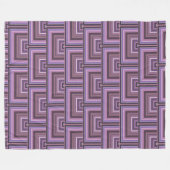 Couverture Polaire Motif carré rayures (Devant (Horizontal))